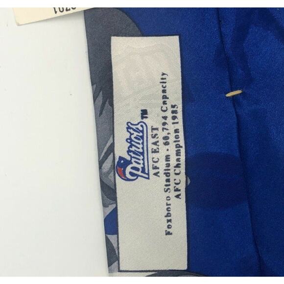 Vintage 90s Patriots Team NFL Tie - Picture 4 of 5